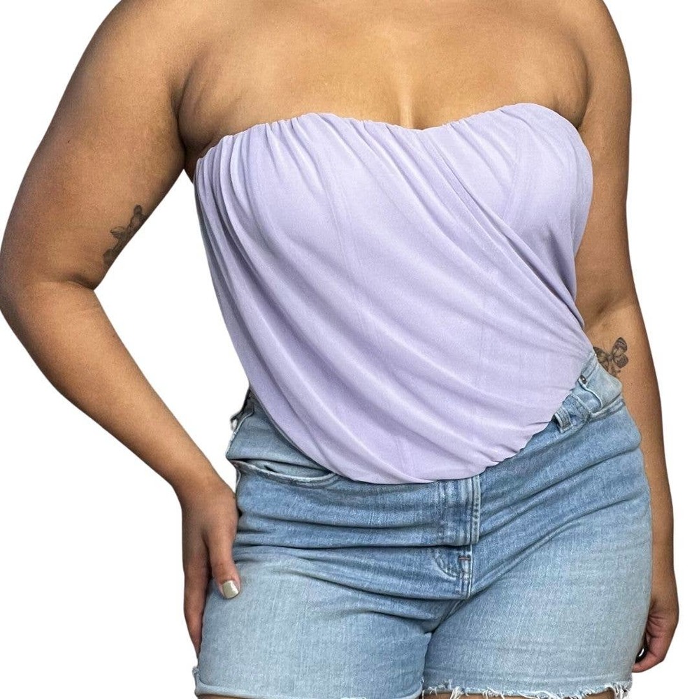 Lavender Corset Top